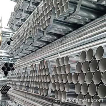 Tubo de aço redondo galvanizado para construção para construção